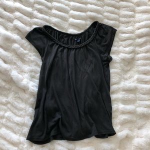 Gap Charcoal Blouse Size M